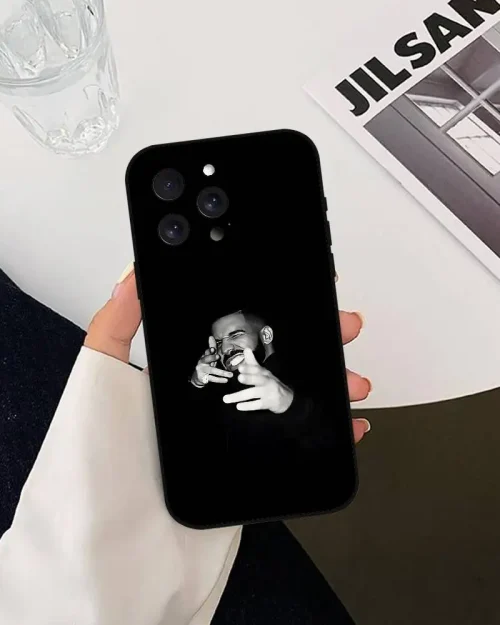 Drake Phone Case with colorful designs related to the artist