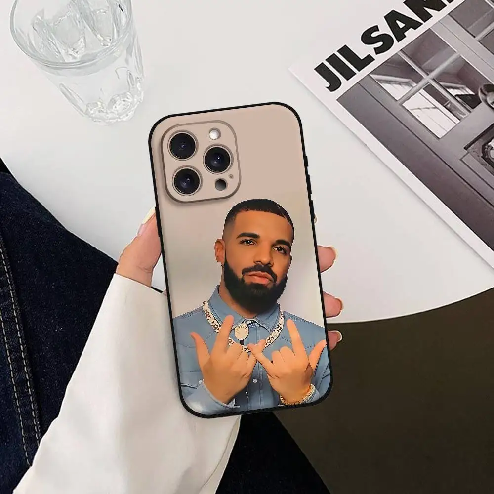 Drake Phone Case with colorful designs related to the artist